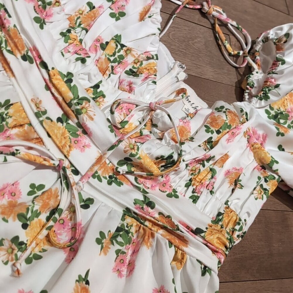 For love and lemons Emma mini dress medium FLAW** - Picture 8 of 10